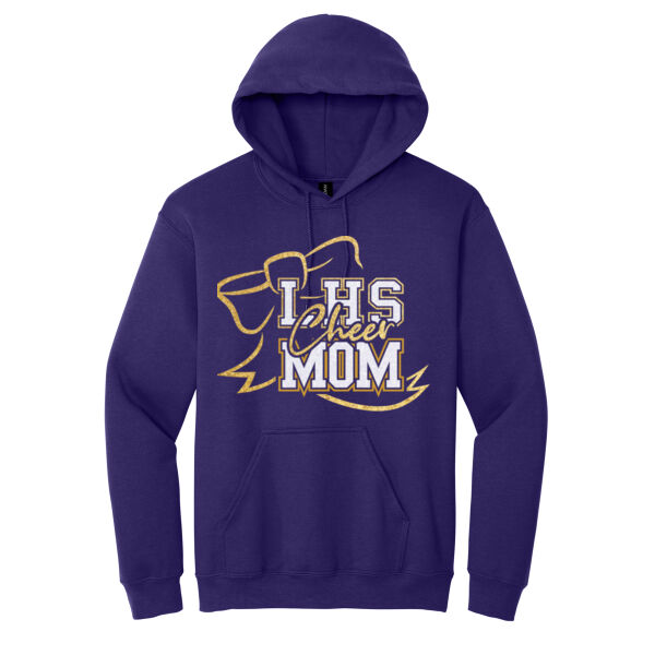 LHS Cheer Mom - Glitter Hooded Sweatshirt Thumbnail